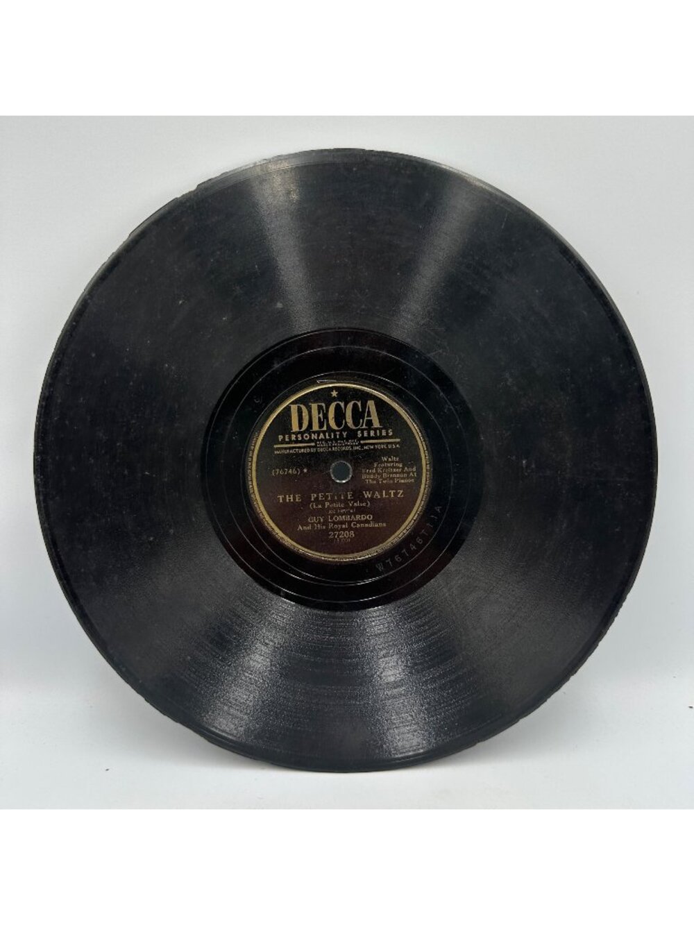 Guy Lombardo And His Royal Canadians The Petite Waltz Harbor Lights 78RPM Decca